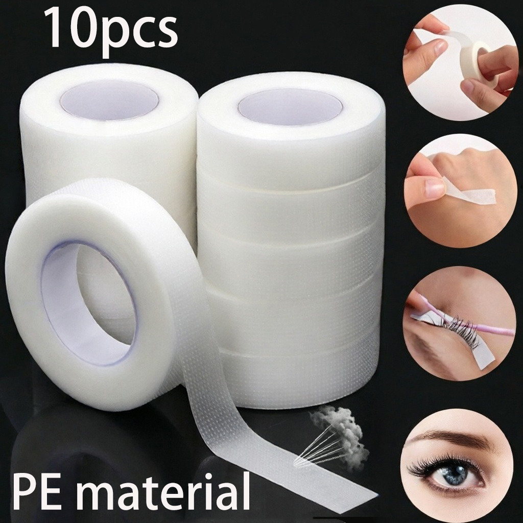 Tape Breathable Lash - 10 Gulungan 9M Pita Ekstensi Bulu