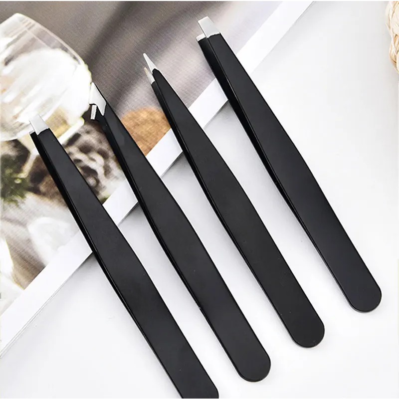 Lash Extension Tweezers - 4Pcs Penjepit Bulu Presisi Tinggi untuk