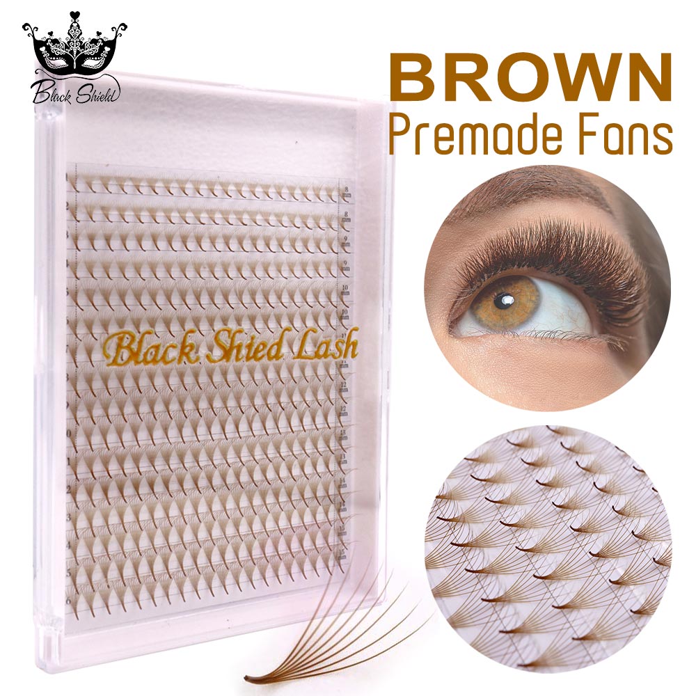 Eyelash Extension Review - 320 Bulu Mata Premade Berwarna Coklat