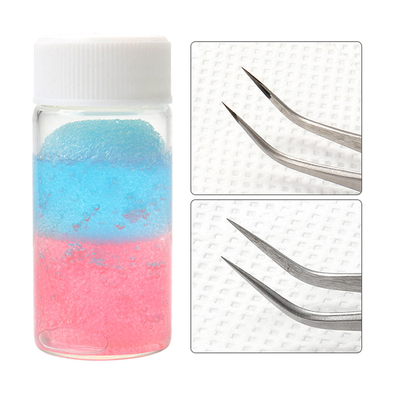Lash Extension Tweezers - Pinset cairan pembersih bulu mata, perlengkapan