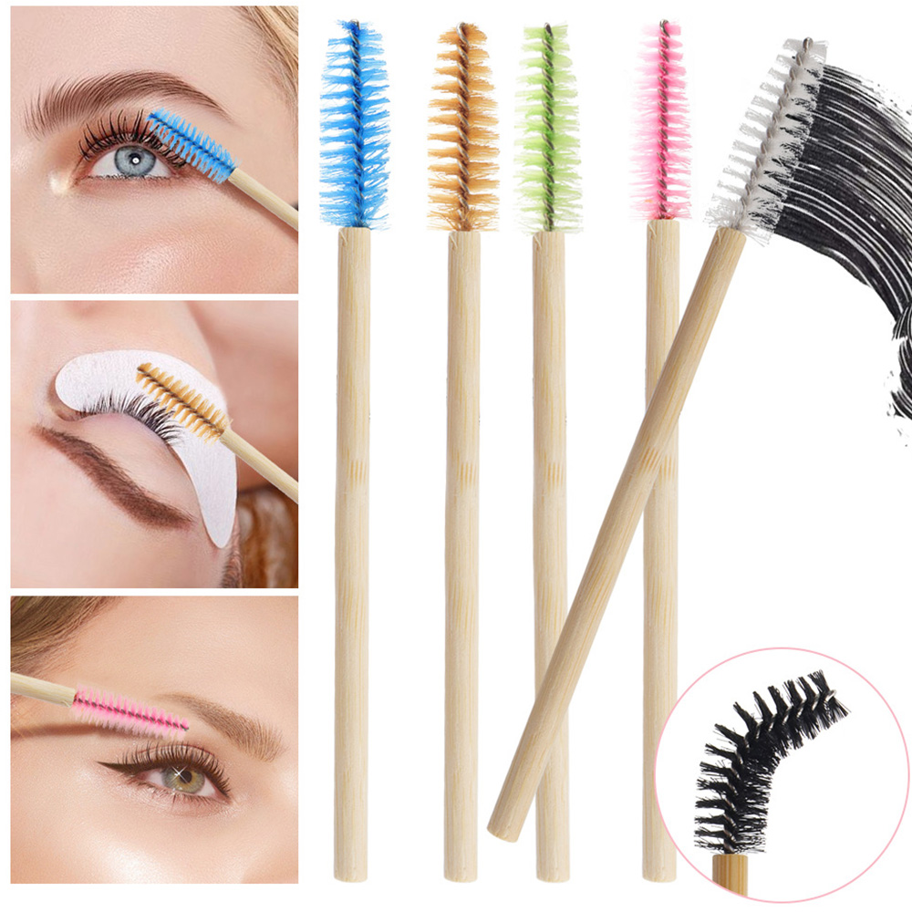 50/100 Buah Sikat Maskara Gaga - Eyelash Extension London ulasan dan harga