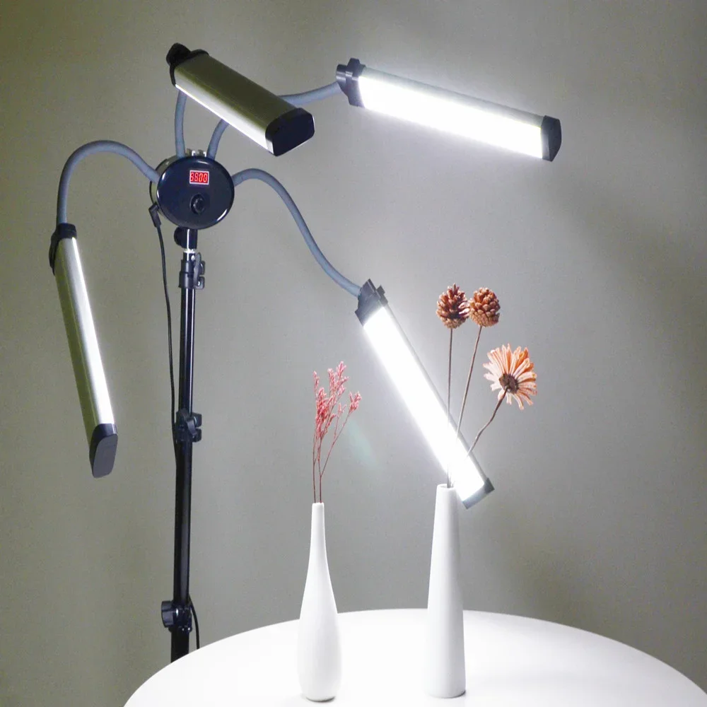 Lampu LED Video Empat Lengan Y - Eyelash Extension Videos ulasan dan harga