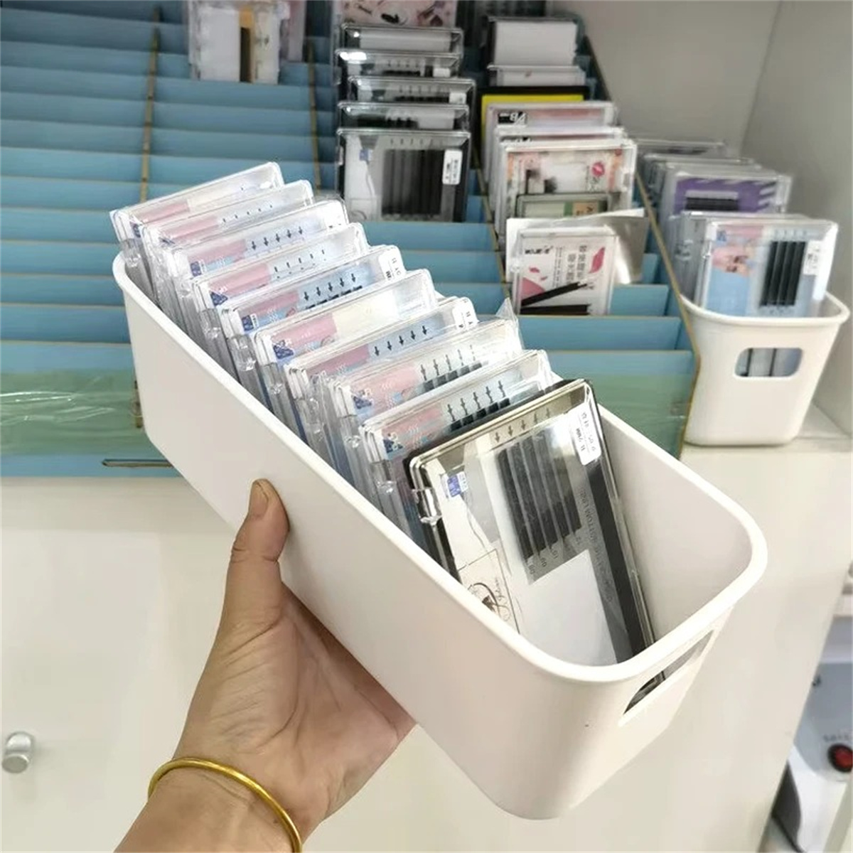 1/3/10 Buah Kotak Penyimpanan  - Lash Extension Tweezers ulasan dan harga
