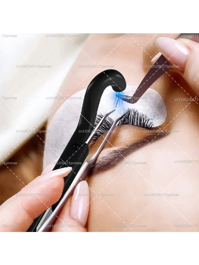 Lampu Pinset Bulu Mata LED UV  - Lash Extension Tweezers ulasan dan harga
