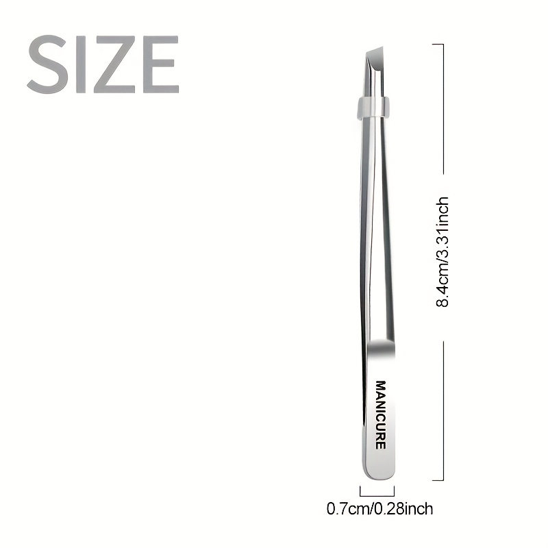 Pinset Miring Baja Tahan Karat - Lash Extension Tweezers ulasan dan harga
