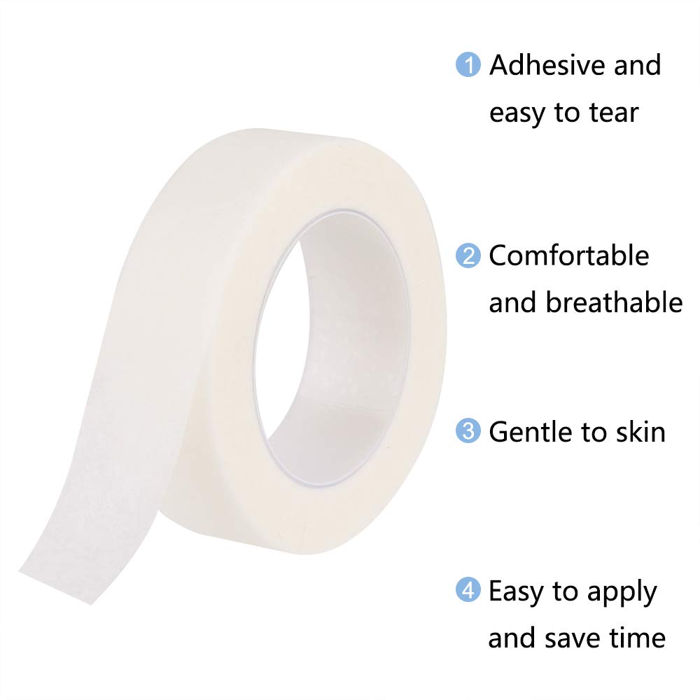 Pita perekat bulu mata putih 5 - Tape Breathable Lash ulasan dan harga
