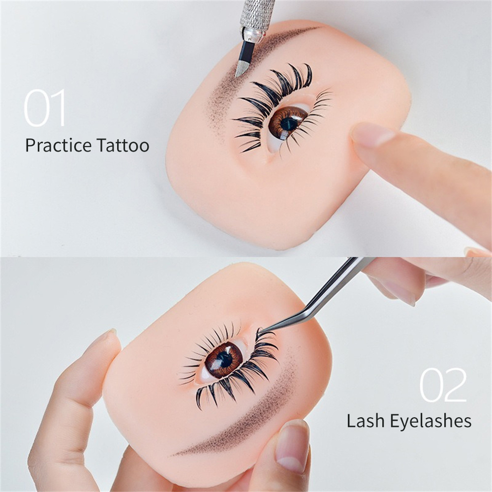 Manekin Mata untuk Latihan Eks - Eyelash Extension Doll Eye ulasan dan harga