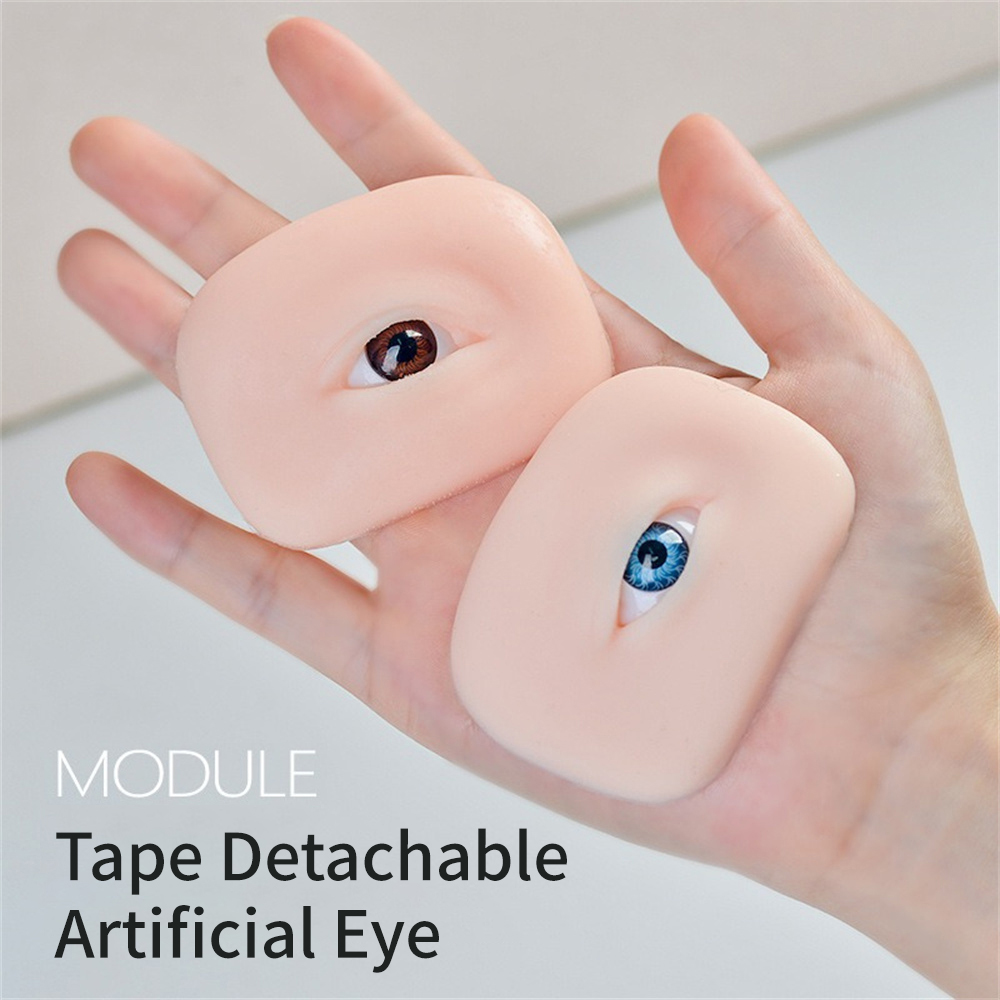 Manekin Mata untuk Latihan Eks - Eyelash Extension Doll Eye ulasan dan harga