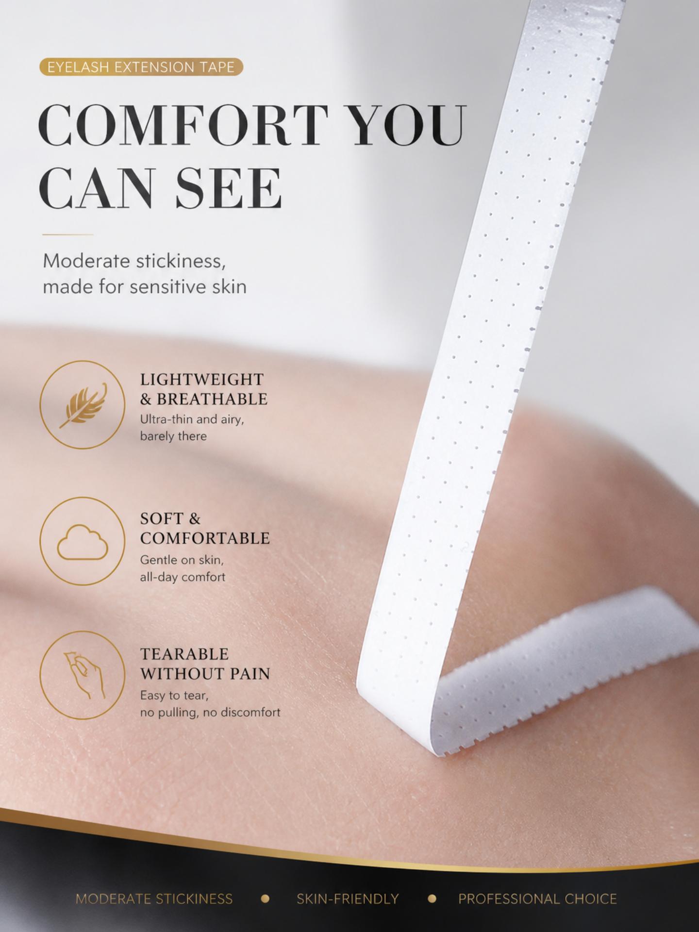 10 Gulungan Pita Bulu Mata 0.1 - Tape Breathable Lash ulasan dan harga