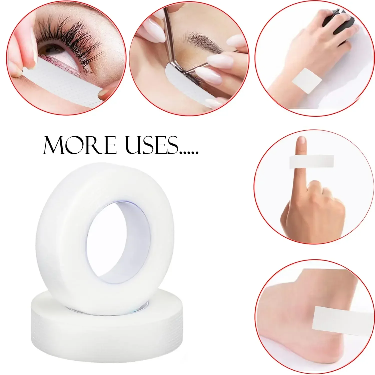 Pita Bulu Mata 2-10 Gulungan P - Tape Breathable Lash ulasan dan harga