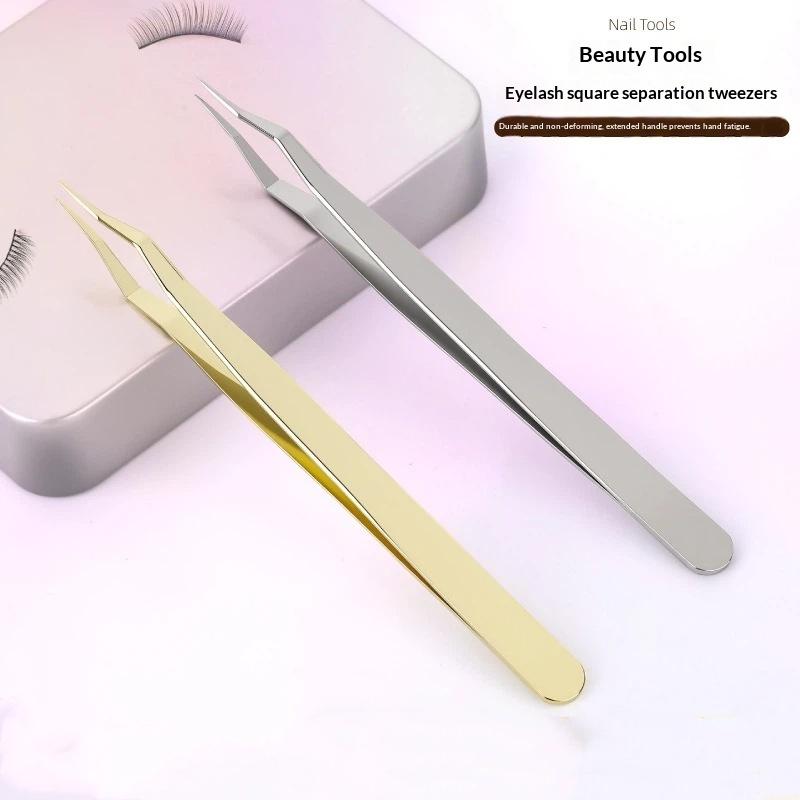 @*1 Set Pinset Ekstensi Bulu M - Lash Extension Tweezers ulasan dan harga