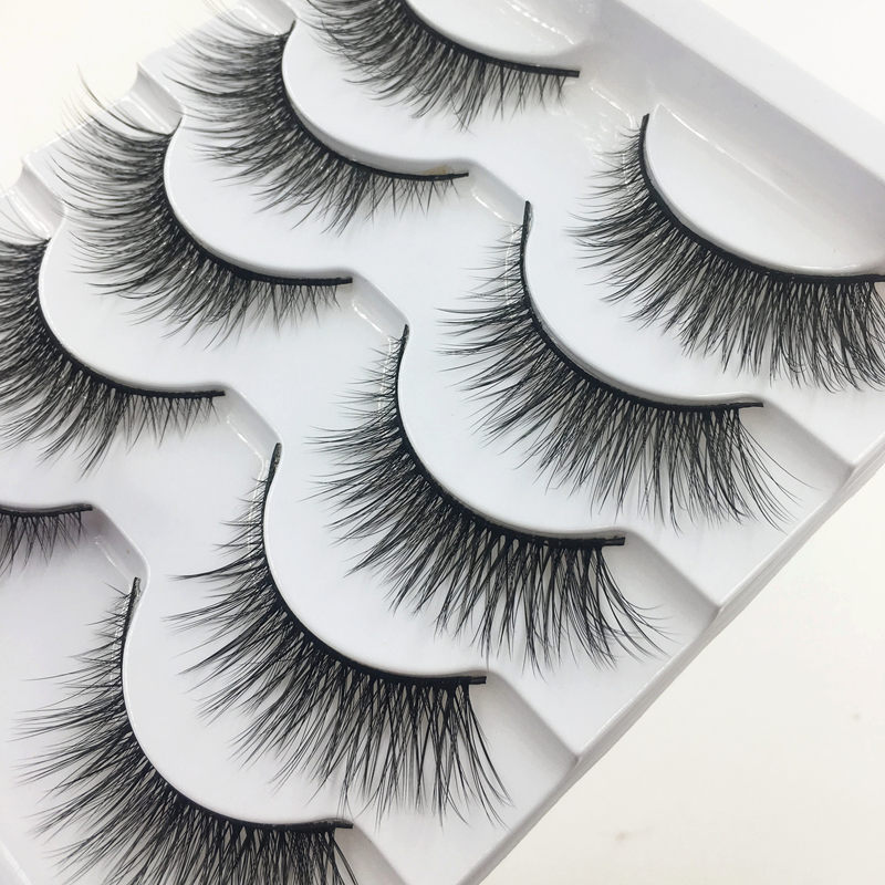 5 pasang bulu mata palsu 3D ba - Eyelash Extension Doll Eye ulasan dan harga