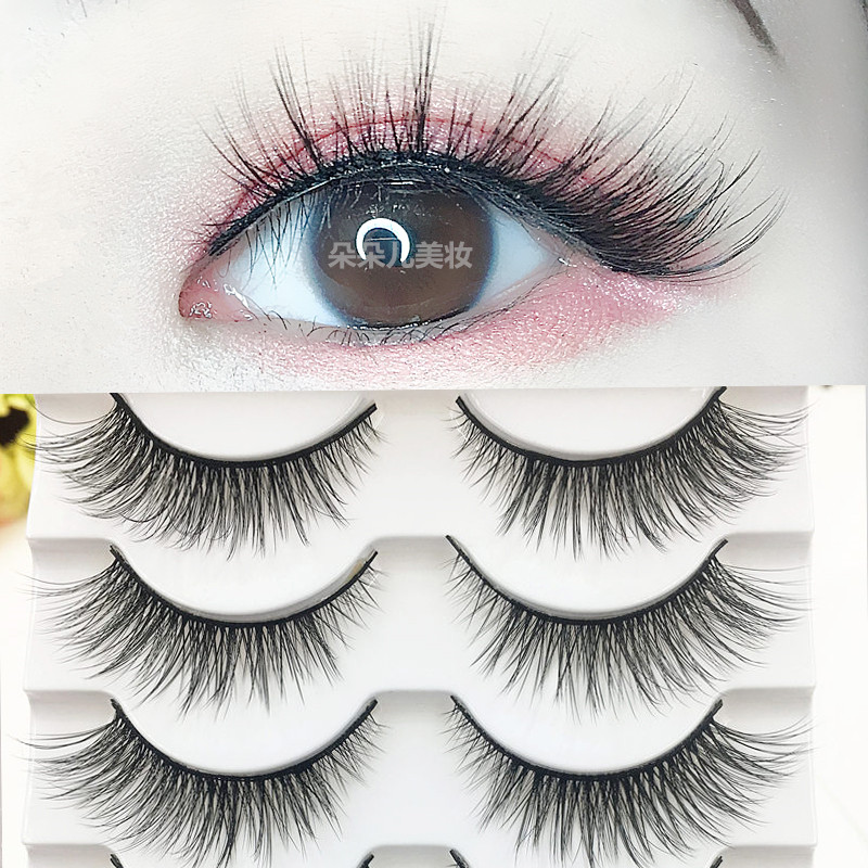 5 pasang bulu mata palsu 3D ba - Eyelash Extension Doll Eye ulasan dan harga