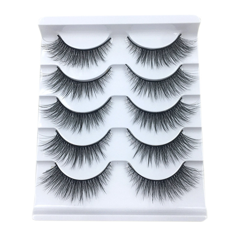 5 pasang bulu mata palsu 3D ba - Eyelash Extension Doll Eye ulasan dan harga