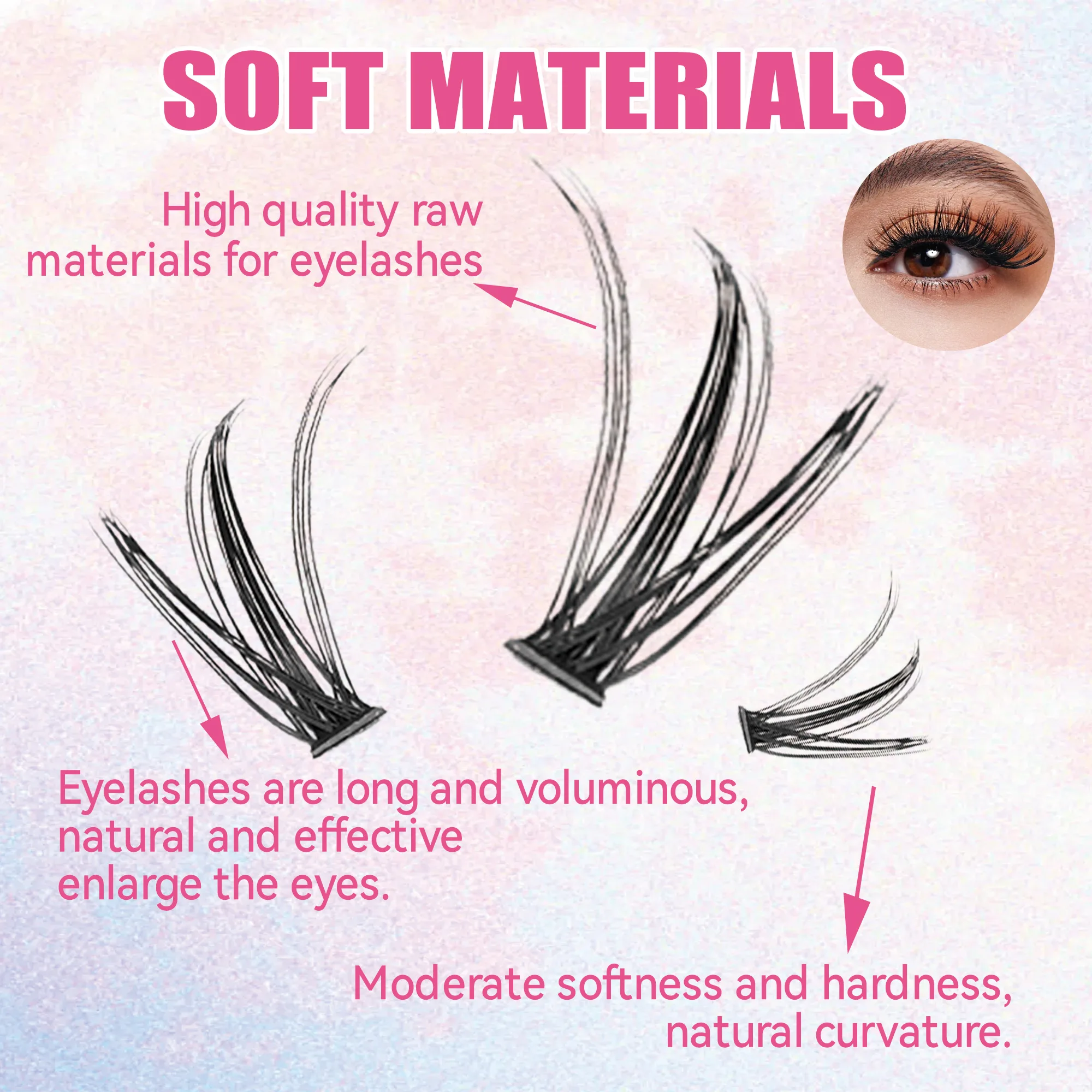 Bulu Mata 200 PCS Clusters Las - Eyelash Extension London ulasan dan harga