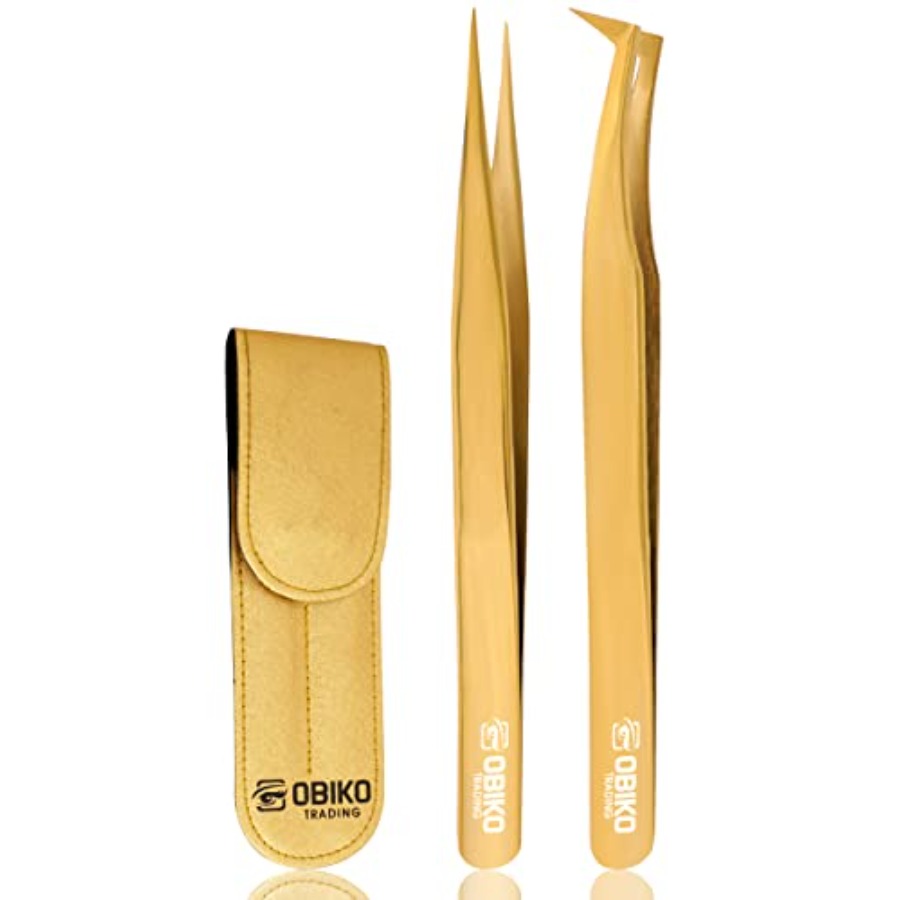 Set Pinset Ekstensi Bulu Mata  - Lash Extension Tweezers ulasan dan harga